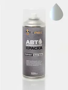 Краска SUBARU, код 41A, SILKY WHITE Шелковисто-белый жемчуг, автомобильная эмаль FixPaint Spray в аэрозольном баллончике 520 мл