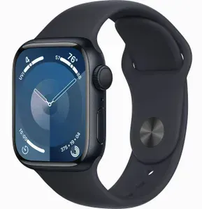Умные часы Apple Watch Series 9 GPS 41mm Midnight Aluminium Case with Midnight Sport Band - M/L Уцененный товар