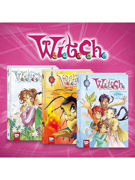 Издательство КОМИЛЬФО Комплект из 3-х книг W.I.T.C.H. Книга стихий