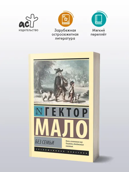 Издательство АСТ Без семьи. Гектор Мало. Детская литература. Книга