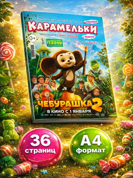 Семейная пресса Детский журнал Карамельки головоломки задания