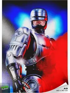 Постер Робокоп / RoboCop, по мотиву фильма, фильмы 80-х, А3 (420х297 мм), Постер Плакат