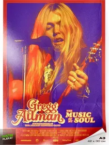 Постер Грегг Оллмэн, Gregg Allman, по мотивам фильма, для интерьера, А3 (420х297 мм), Постер Плакат
