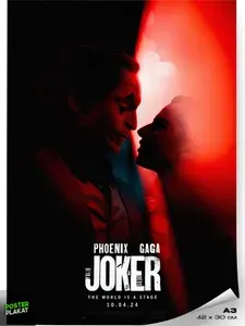Постер Джокер, Joker, Хоакин Феникс, по мотивам фильма, для интерьера, А3 (420х297 мм), Постер Плакат