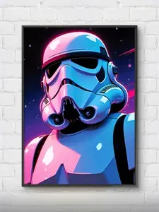 Постер "Постер Звездные Войны штурмовик / Плакат Star Wars штурмовик . Формат А3", 42х30 см