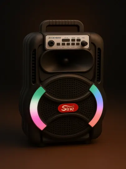 Караоке Колонка Sing-e ZQS 4248, 8122, 8166, 6212, Bluetooth, ЛЕД, RGB, Микрофон, Пульт