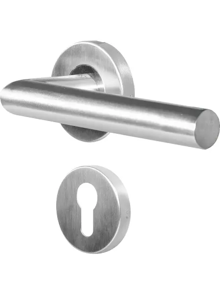 Гарнитур DOORLOCK DL 040 F-55 PZ L-form Rt нерж. сталь
