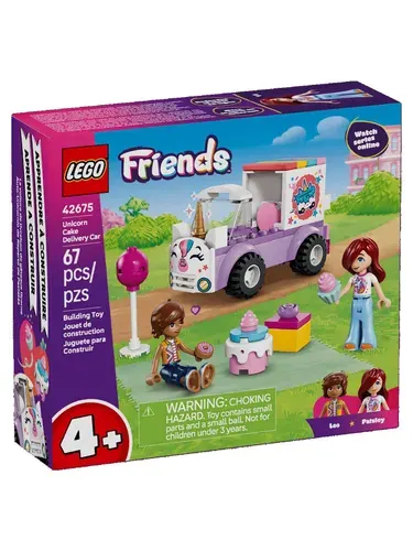 Конструктор LEGO Friends Фургон для доставки пирожных с единорогами, возраст от 6+, 42675