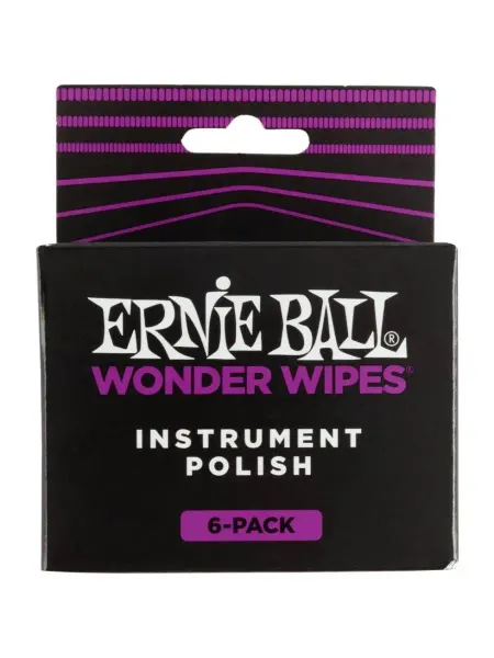 Ernie Ball 4278 Полироль для гитары салфетки, упаковка 6шт