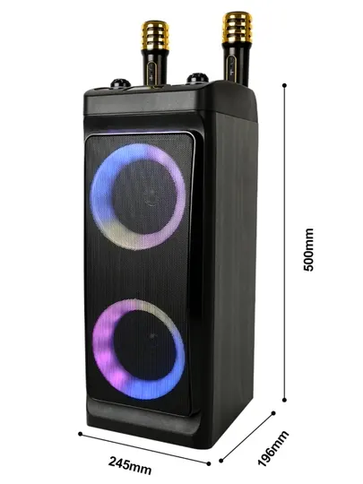 ZQS 4290 – портативная Bluetooth колонка с микрофоном и LED подсветкой