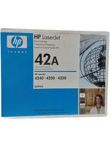 Картридж HP 42A, Q5942A черный, для лазерного принтера
