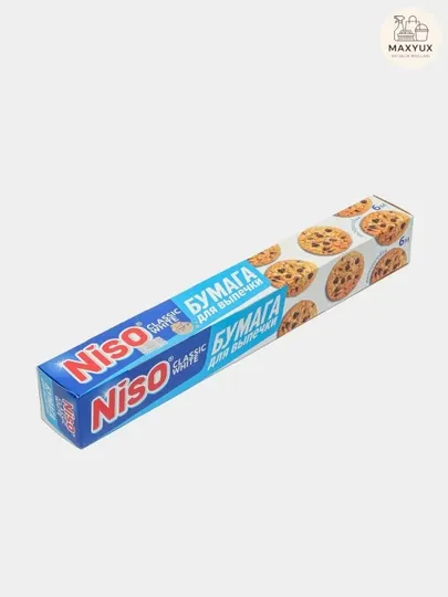 Пергаментная бумага NISO 42x37 см для выпечки и кондитерских изделий 15 штук