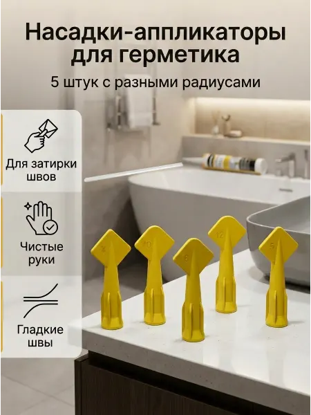 Насадка для герметика,аппликатор,набор носиков,колпачки