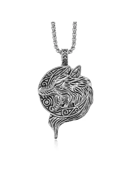 Runes&Gems Подвеска Волк на цепочке, 4х3см