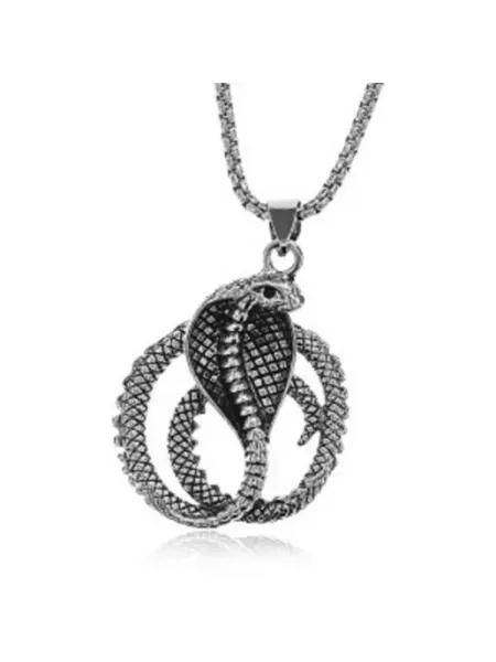 Runes&Gems Подвеска Кобра на цепочке, 4х3см