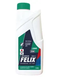 Антифриз G12 ++ лобридный зеленый 1кг FELIX JDM 430206330