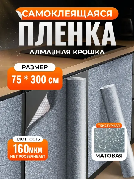 ODEKO Самоклеящаяся виниловая пленка для холодильника 75х300 см