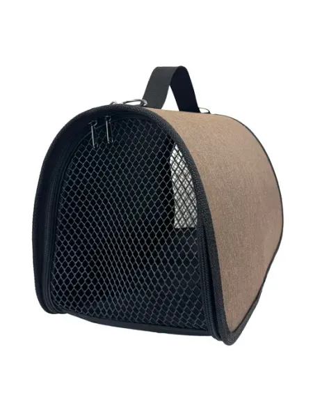 HomePet Сумка-переноска для кошек и собак Шоколад №3 43х26х27 см