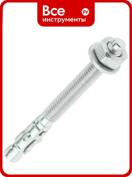Rizzel Анкер клиновой 10x90 белый цинк, 60 шт. 00-00446952
