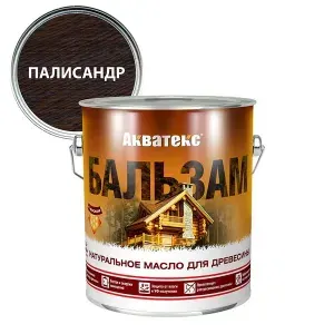 Масло для дерева АКВАТЕКС Бальзам 2,2л палисандр