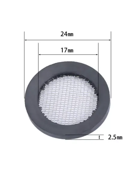 Сантехническая прокладка резиновая с сеткой 24 мм