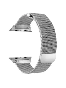 Ремешок для Apple Watch 44/45/46/49 mm Caweon из нержавеющей стали DSG-22-42-SL Silver
