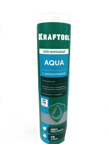 Kraftool Клей монтажный водостойкий с антисептиком
