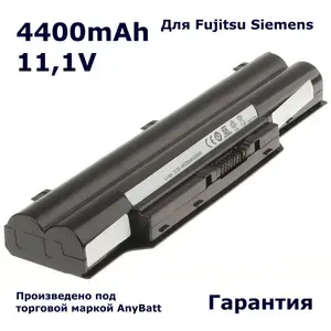 Аккумуляторная батарея AnyBatt 4400mAh для ноутбука Fujitsu Lifebook S762
