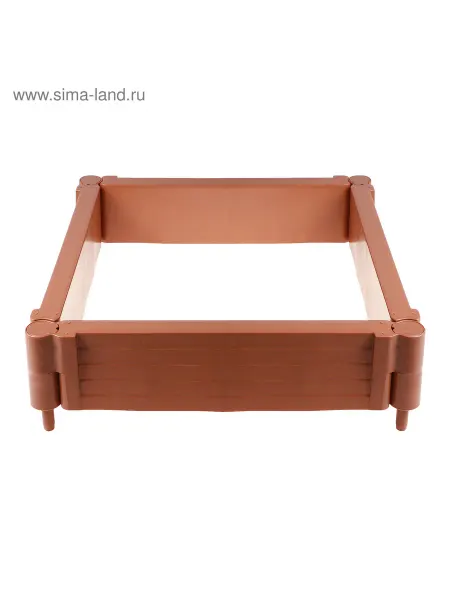 Мастер сад Пластиковая грядка терракотовая 55x55x13 см