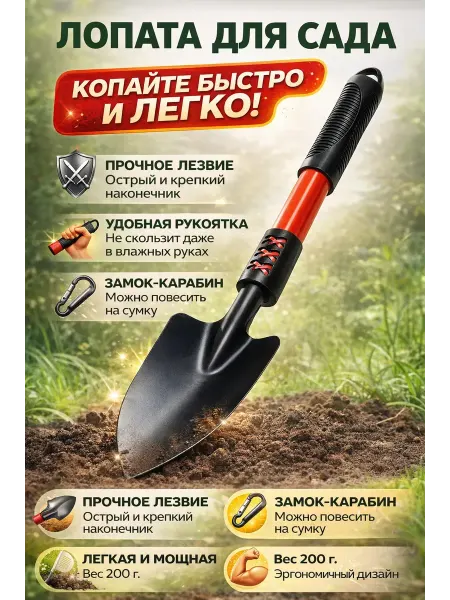 LaicaiMeriya Лопатка посадочная для цветов и рассады