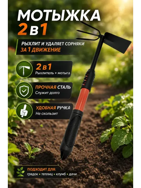 ВиоТрей Мотыжка для прополки теплиц сада и огорода