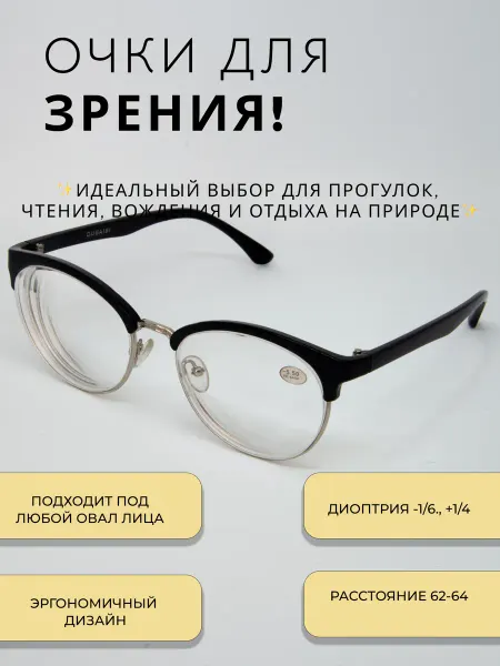 ВСЁ ВИЖУ Очки для зрения +2