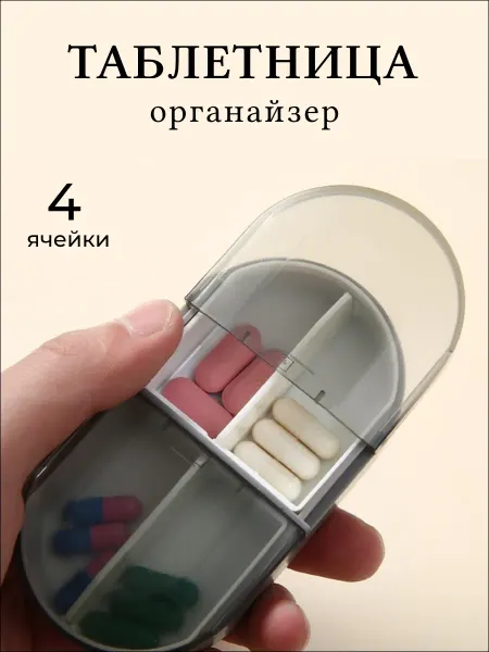Таблетница органайзер для хранения на каждый день