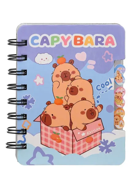 GoodBuy Блокнот "Капибара" маленький нак кольцах