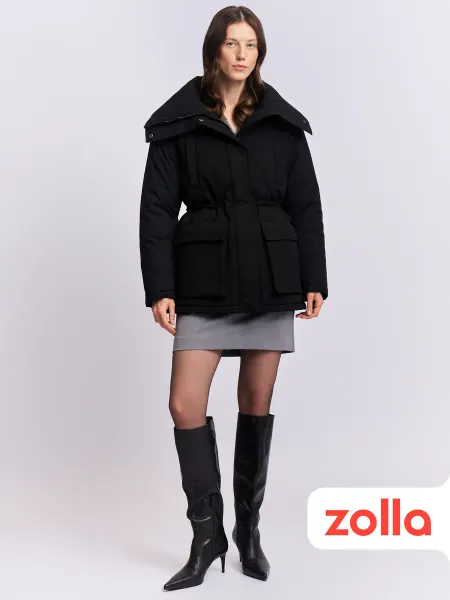 Zolla Женская куртка с воротником синтепон