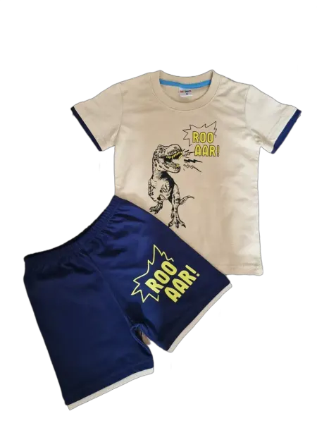 MEMO Kids Детский костюм футболка с шортами трикотажный из хлопка