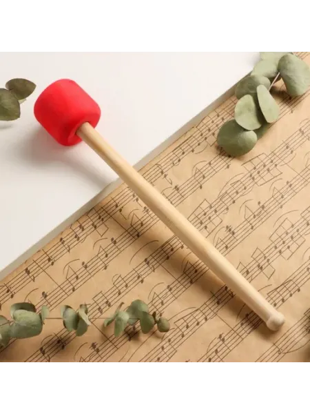 Music Life Молоток для барабана, красный, 33х5 см