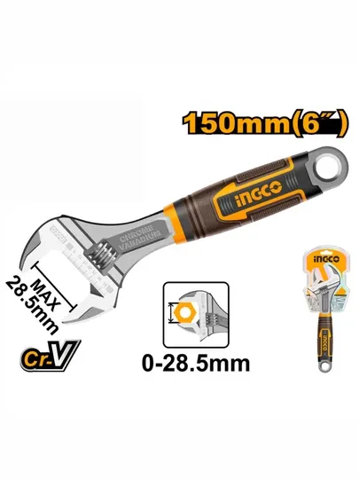 Разводной ключи от ingco hadw131068 hadw131088 hadw131108 hadw131128