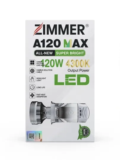 Автомобильная светодиодная лампа ZIMMER A120 MAX 120W 4300K