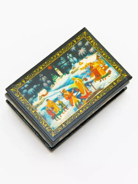 Палехские сувениры Шкатулка