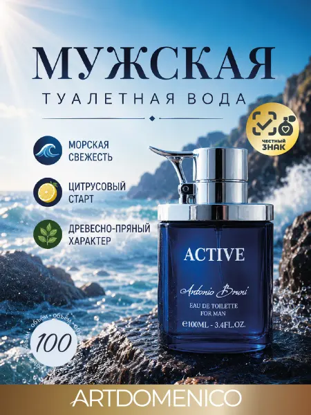 Artdomenico Туалетная вода мужская Activ 100ml