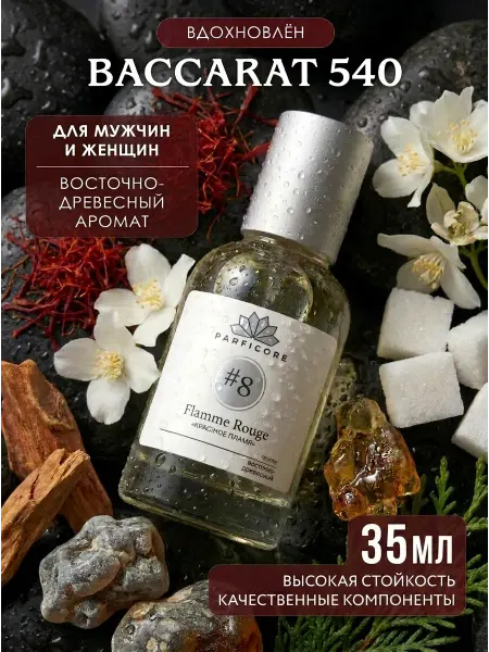 PARFICORE Духи по мотивам Бакарат Baccarat 540 - Flamme Rouge 35 мл