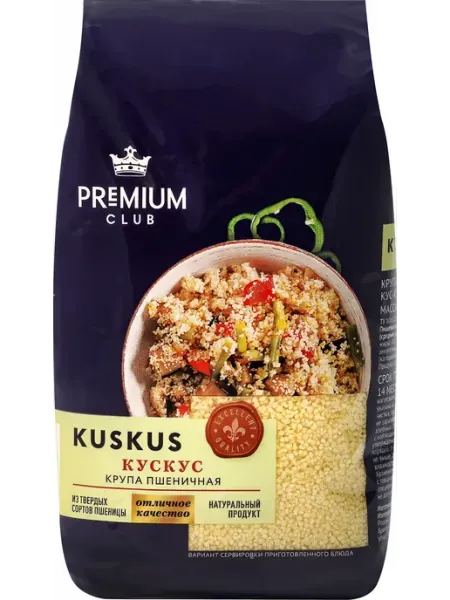 Крупа пшеничная PREMIUM CLUB Кускус, 450г