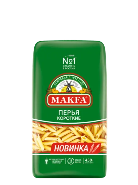 Makfa Макароны перья короткие 450 г