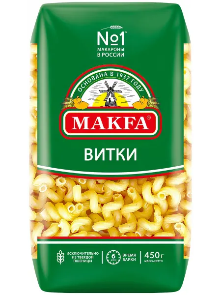 Макаронные изделия Makfa Витки пружинки, 450 г