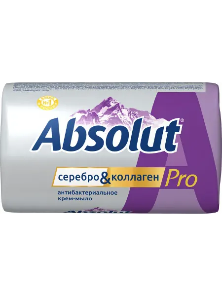 Крем-мыло твердое ABSOLUT Pro Series Серебро+коллаген