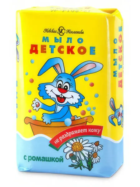 Мыло НЕВСКАЯ КОСМЕТИКА Детское с ромашкой 90г