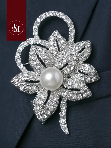 JewelryMeverly Брошь булавка декоративная цветок для одежды