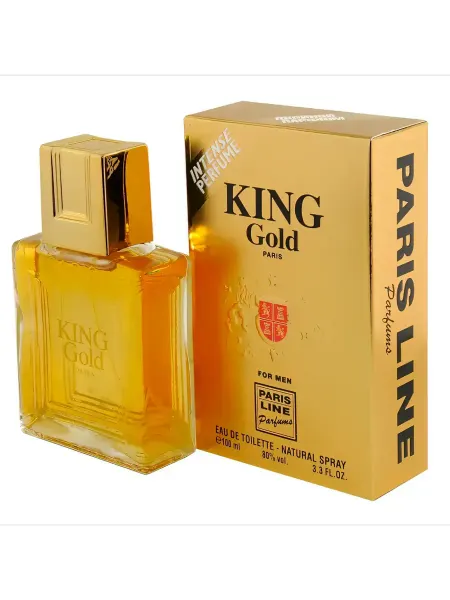 PARIS LINE PARFUMES Paris Line Parfums Туалетная вода мужская KING GOLD 100мл Ки…
