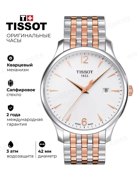 Tissot Наручные мужские часы T-Classic T063.610.22.037.01